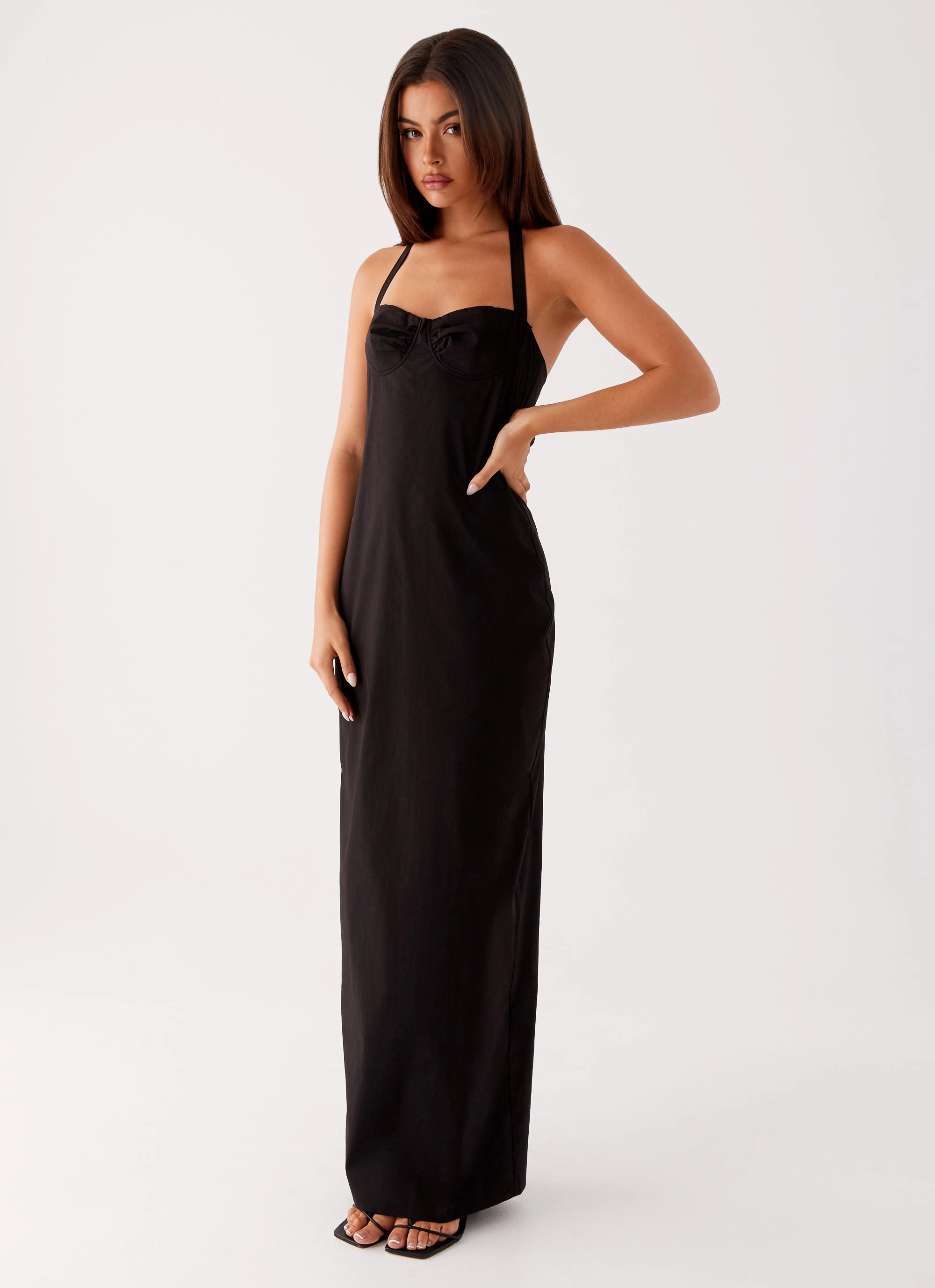 Airy Fit Cheryl Maxi Dress - Black