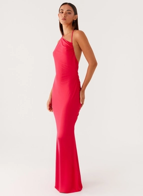 Amari Maxi Dress - Raspberry Summer Mood