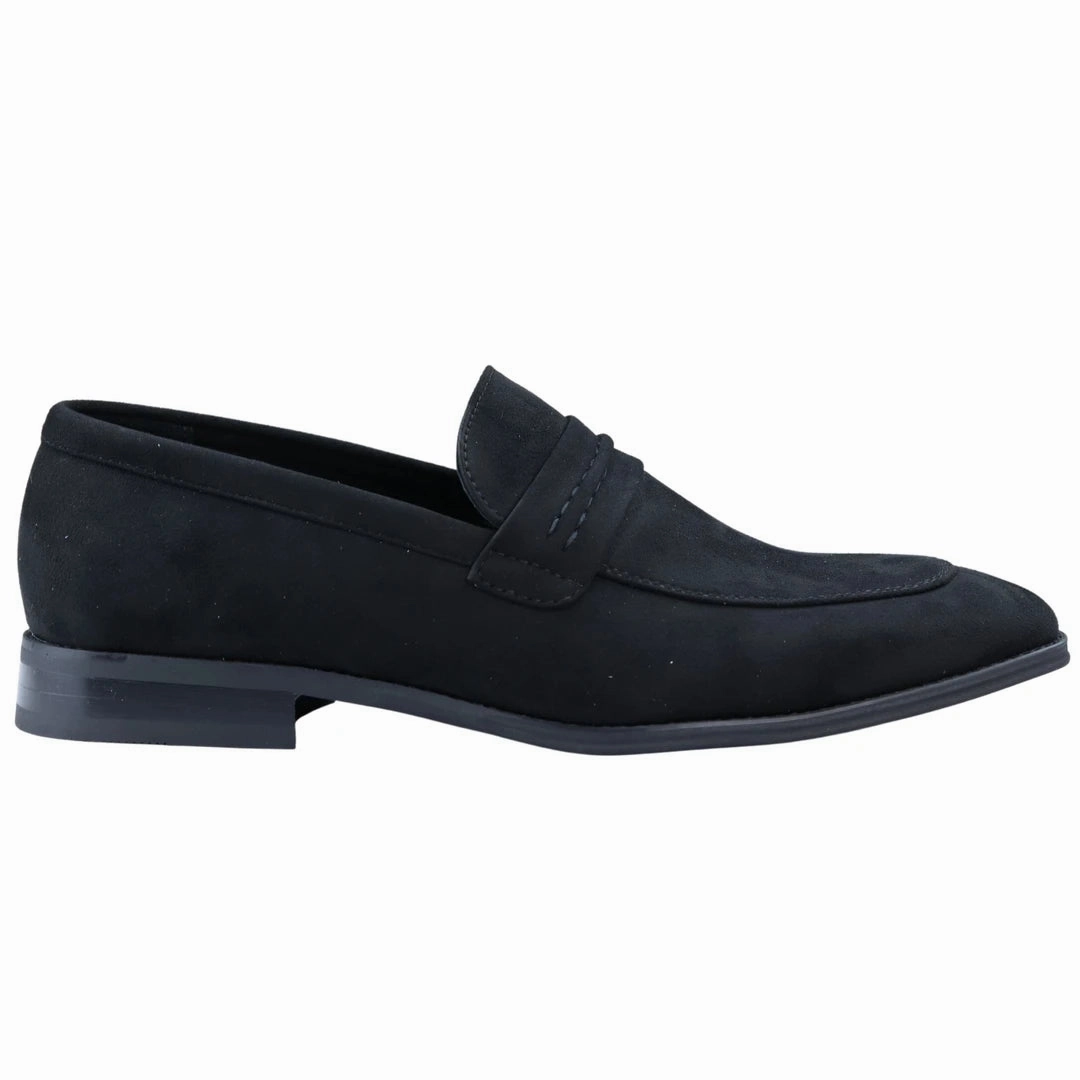 Moccasin Loafers Shoes Leather Lined Slip On Suede Smart Formal Shoe Room to move Crisp Look
