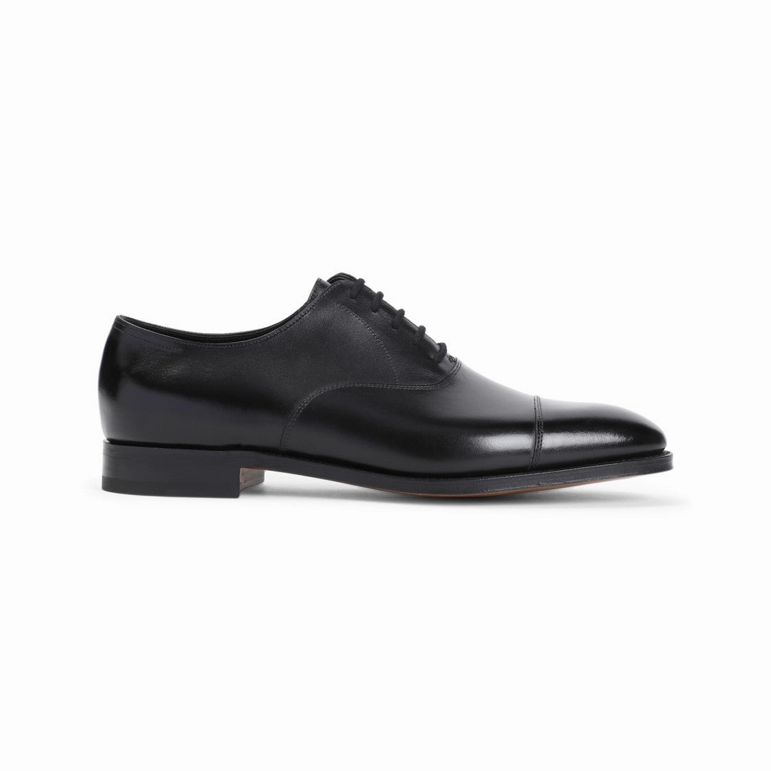Custom made High Rise City Ii Black Calf Leather Oxfords