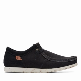 Narrow Ease Creative Office Clarks ShacreLite Moc in Black Textile
