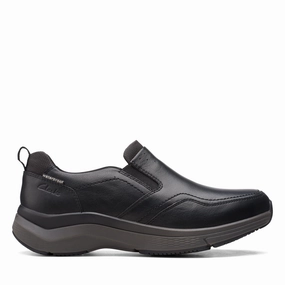 Clarks Wave  2.0 Edge in Black Leather Boss Edge