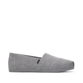 Classic Alpargata Grey Distressed Twill Quick Dry Webbing adjustable footwear