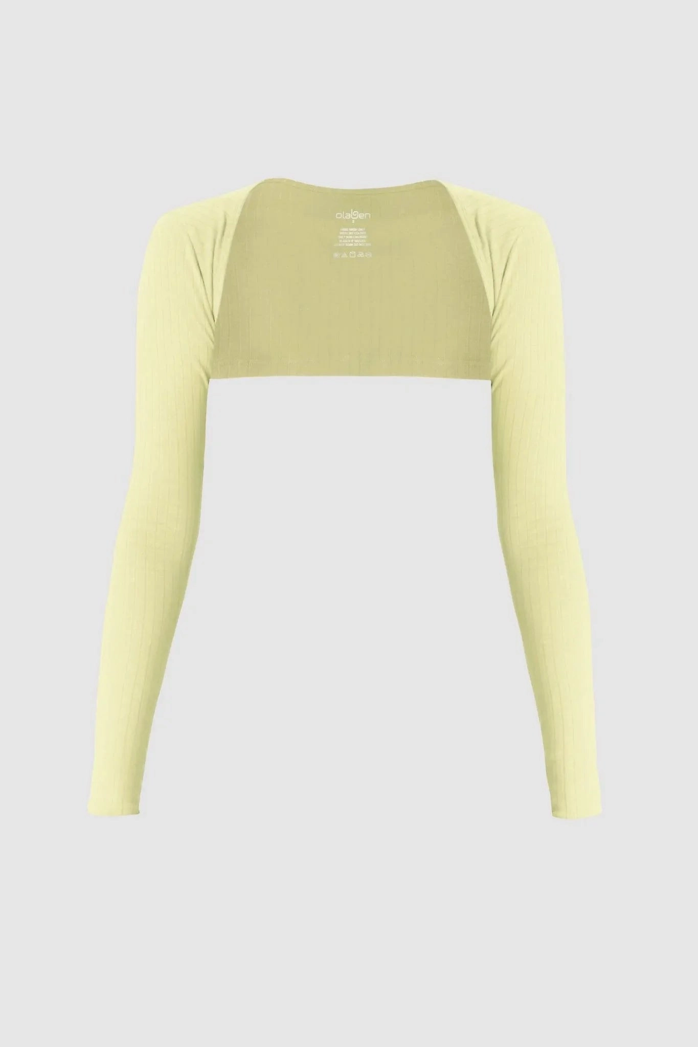Fun Style Classic Bolero Crop - Lemon