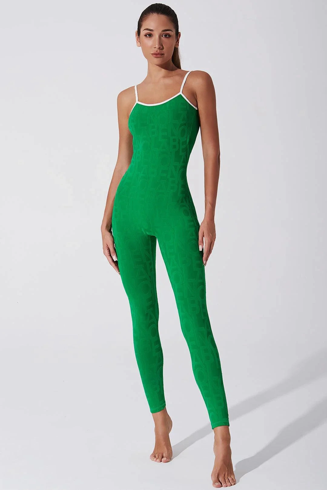 Elegant Interview Classic Coeur Del Jumpsuit 3D - Dark Green