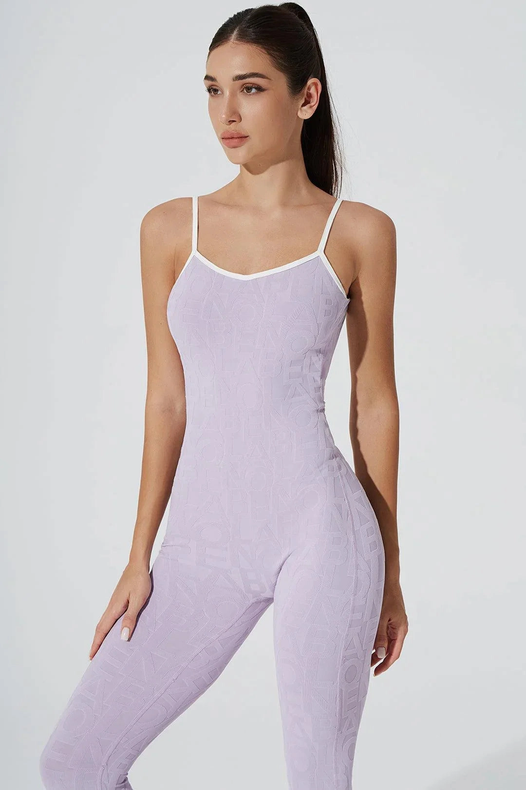 Classic Coeur Del Jumpsuit 3D - Lavender Stylish Campus Classic Worker