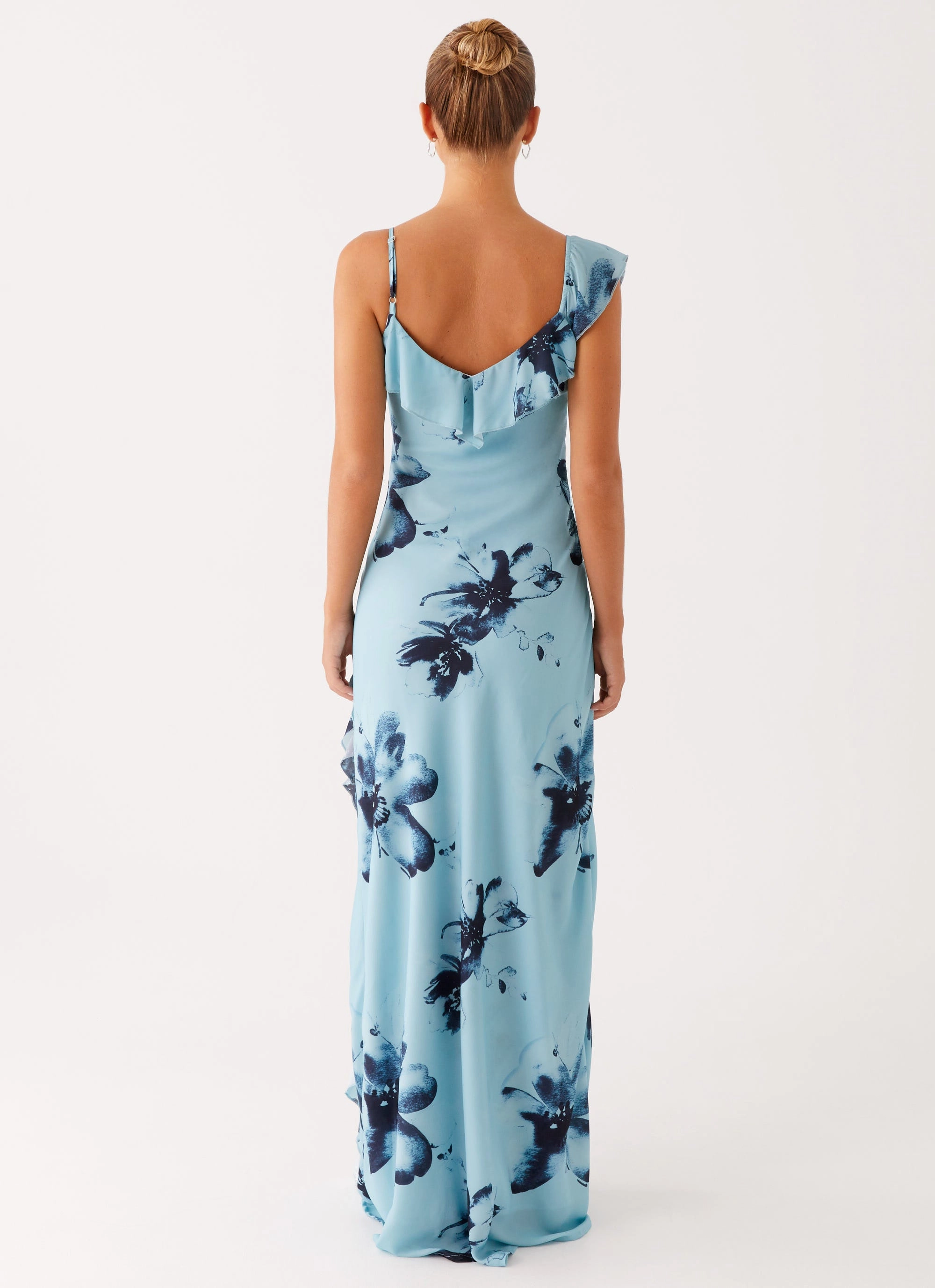 Dress for brunch Goldsmith Maxi Dress - Blue Black Floral