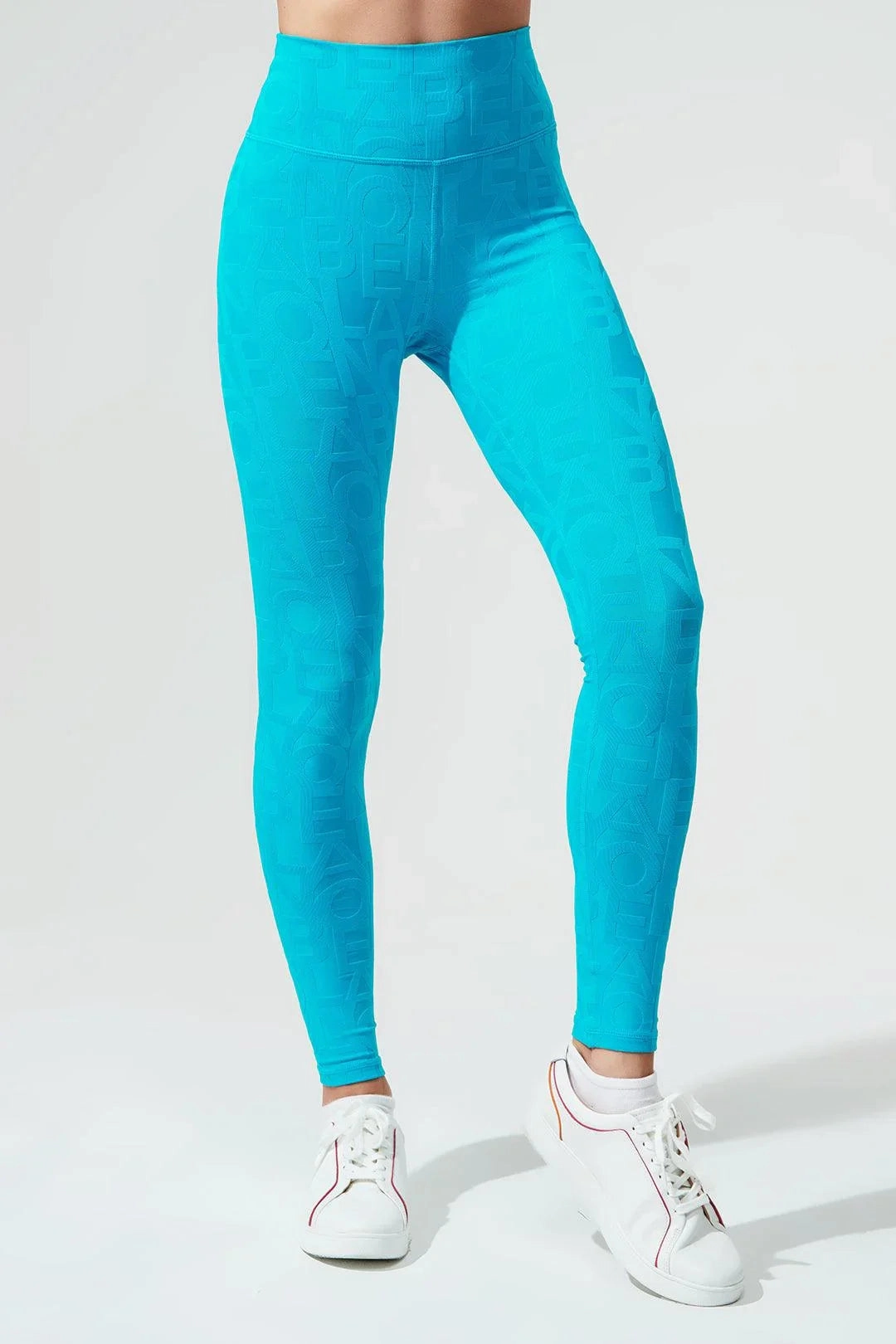 Athletic Design Daily Routine Body Shaping Classic D??ese Fleur Legging 3D - Dazzle Blue