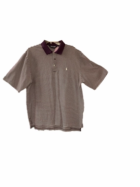 Ralph Lauren Polo Golf Men's Shirt Purple Striped XL Urban Trend