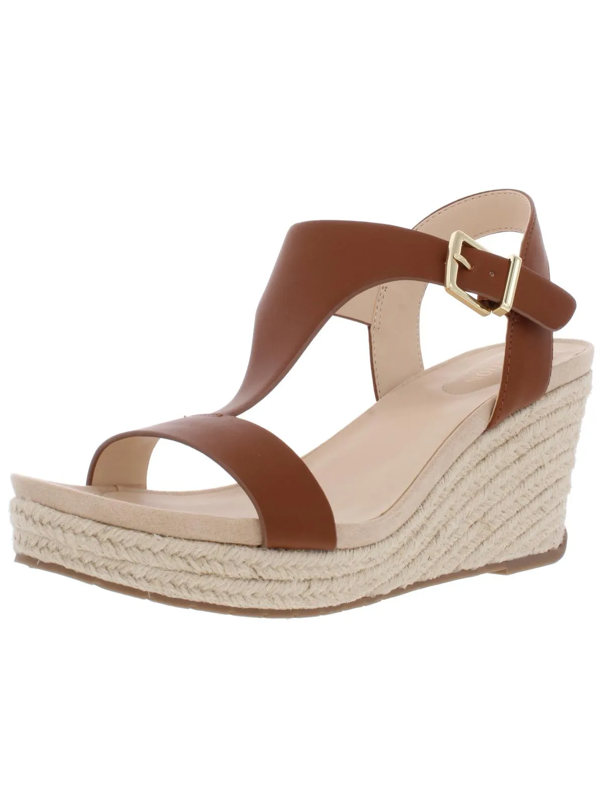 Slip Away Card Womens Open Toe T-Strap Espadrilles