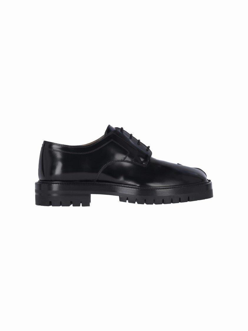 Tabi Derby Shoes ?C Black Balanced Step