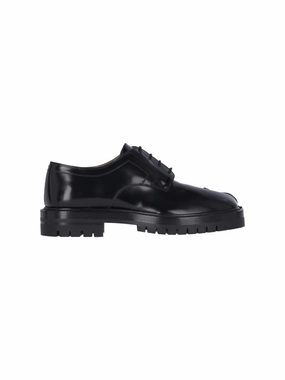 Tabi Derby Shoes ?C Black Balanced Step