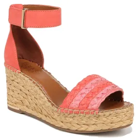 Clemens 5 Womens Cushioned Footbed Espadrille Wedge Sandals adjustable fit shoes Breathable Upper