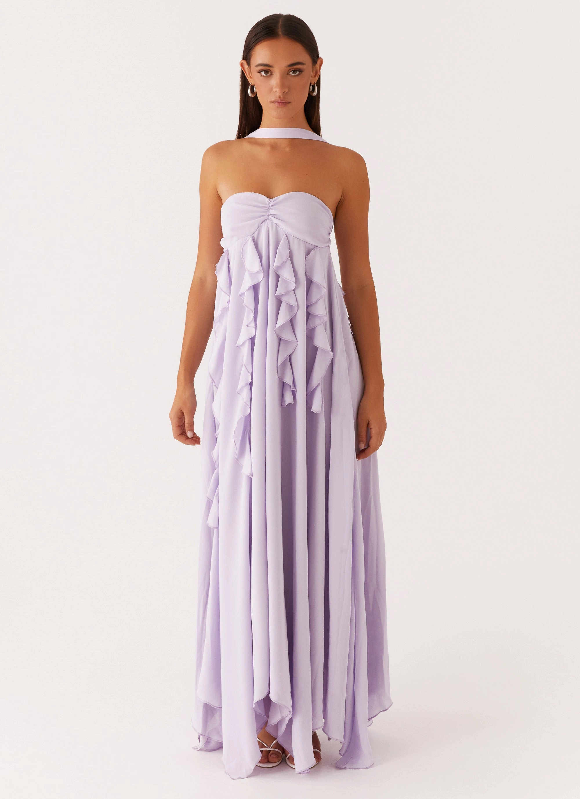 Florence Maxi Dress - Lilac Sleek And Stylish Body Ease