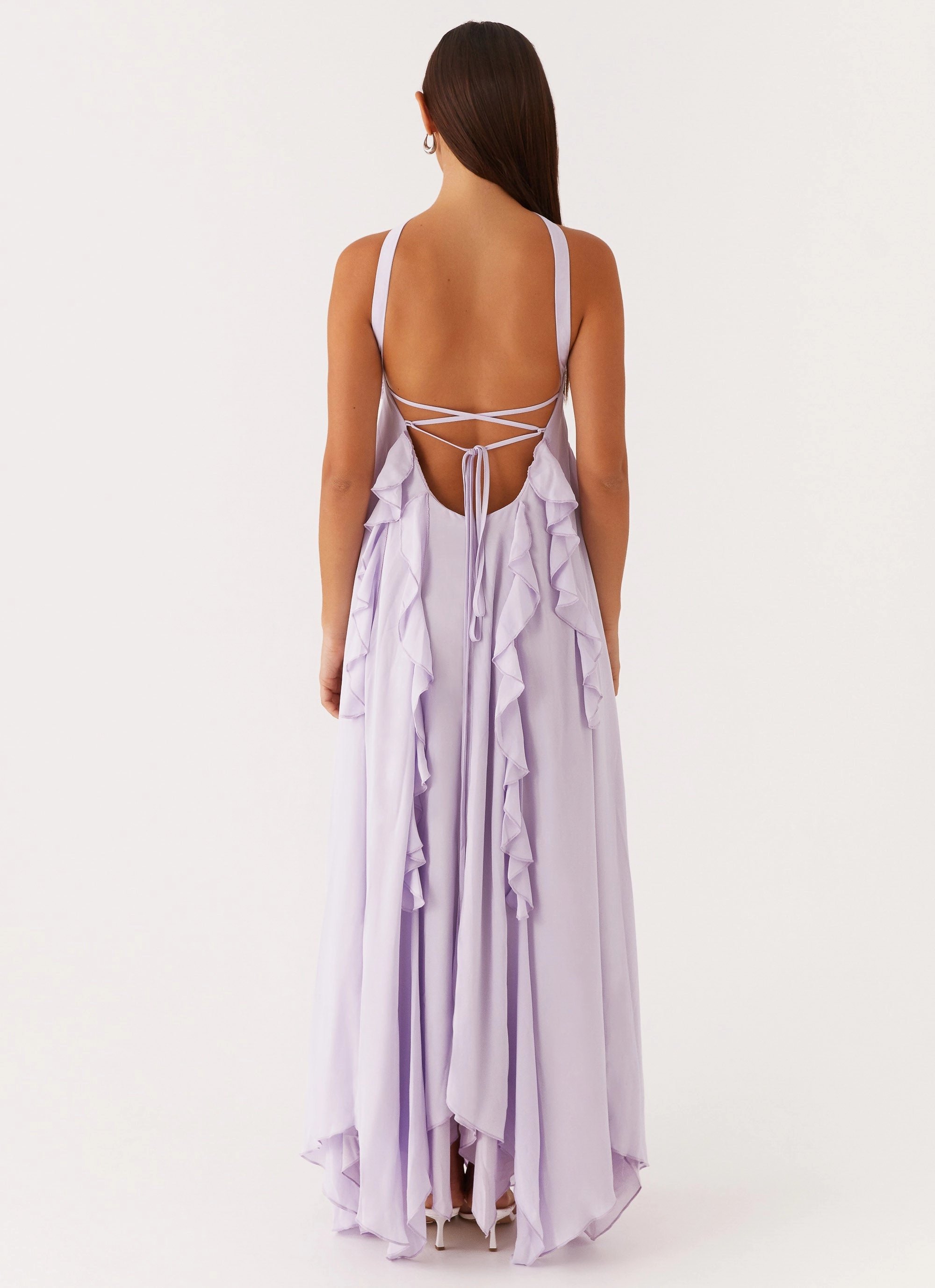 Florence Maxi Dress - Lilac Comfy Detail
