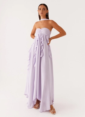 Lightweight warm-weather dress Formal Wear Florence Maxi Dress - Lilac