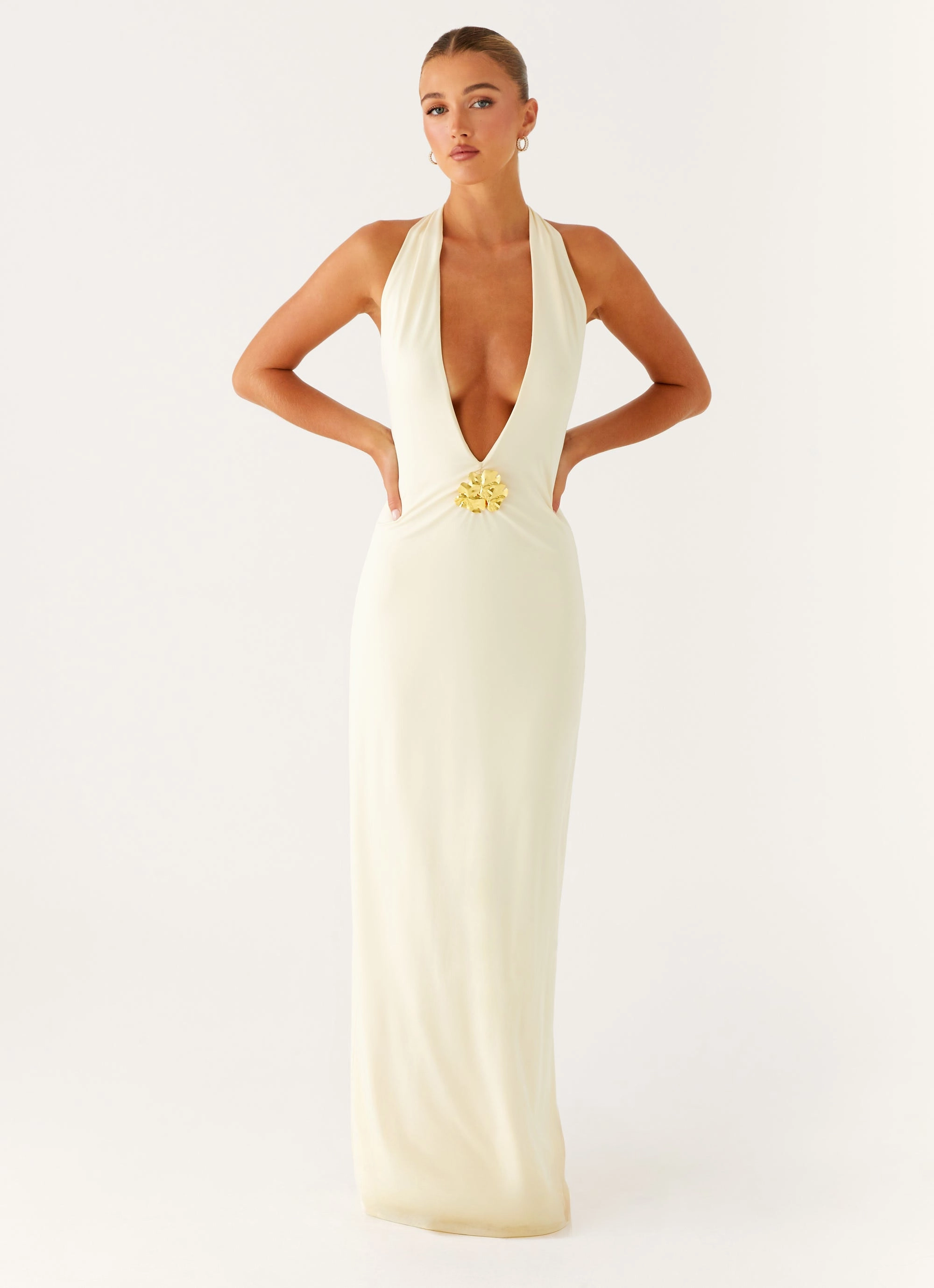 Spirit Maxi Dress - Yellow Trendy And Comfortable Church Proper