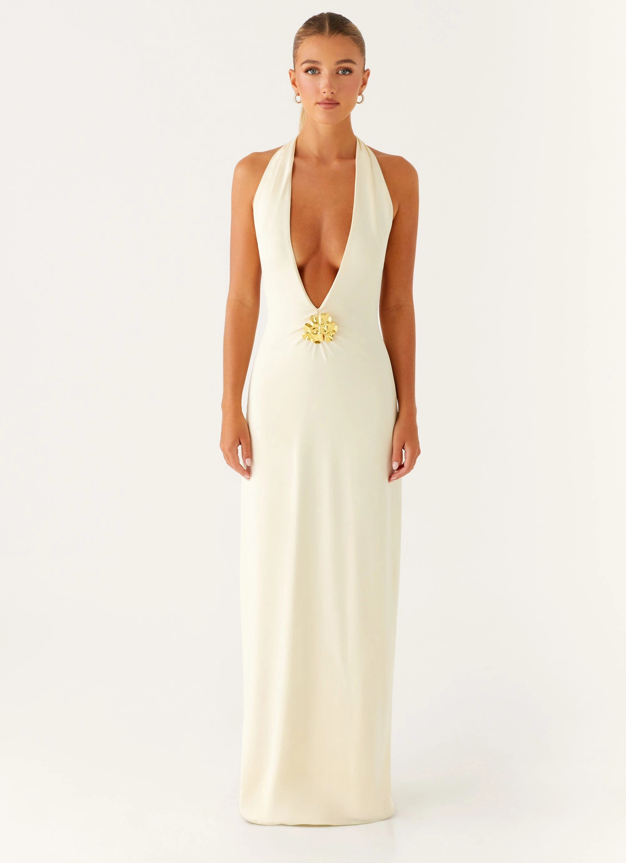 Spirit Maxi Dress - Yellow Layered-Sleeve budget-friendly