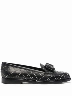 Lightweight Mesh Traction Ferragamo Viva Studded Loafers