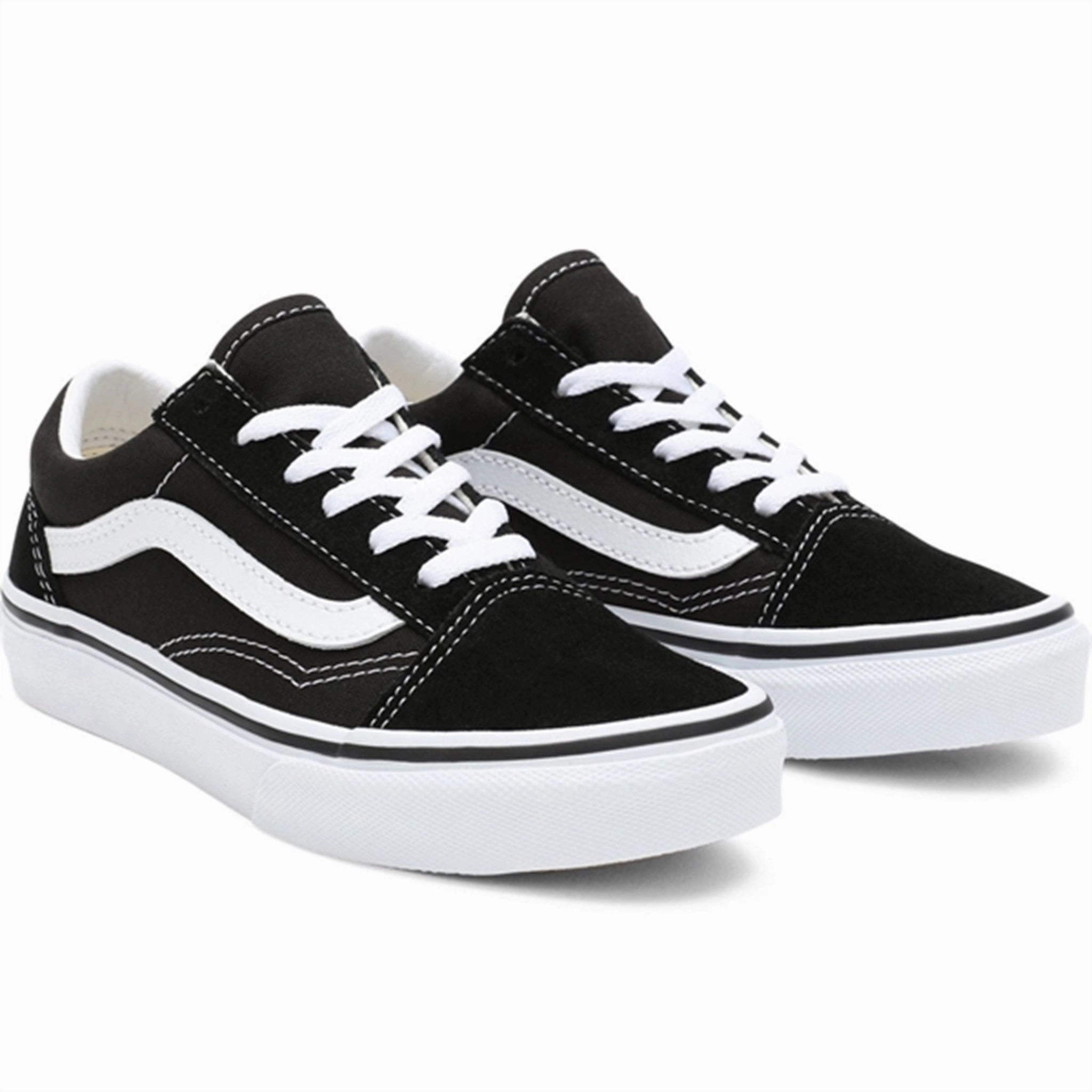 VANS Old Skool Black/True White Shoes Long Walks