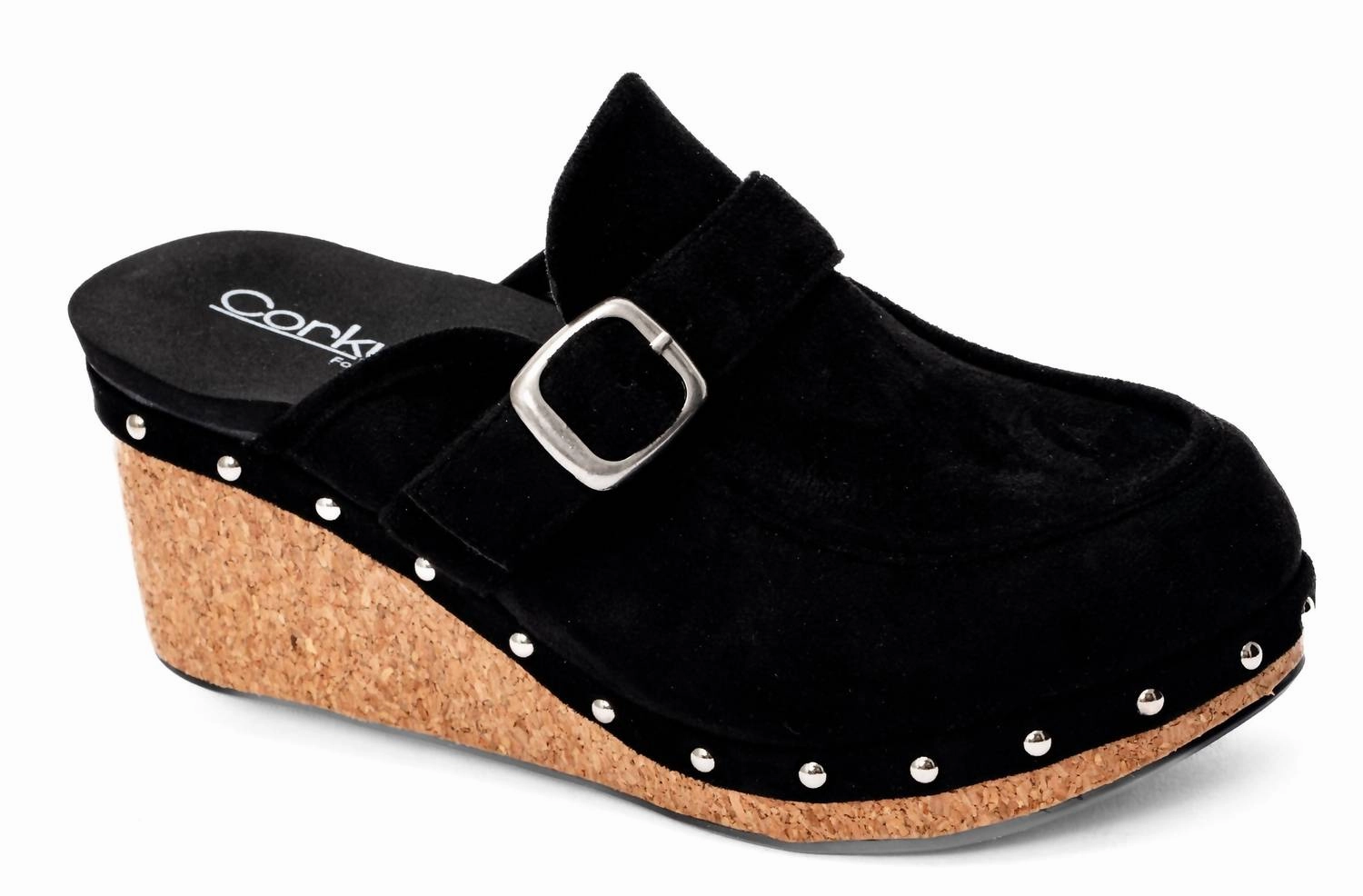 Quick Beach Wear Women's Just Precious Clog In Black Faux Suede