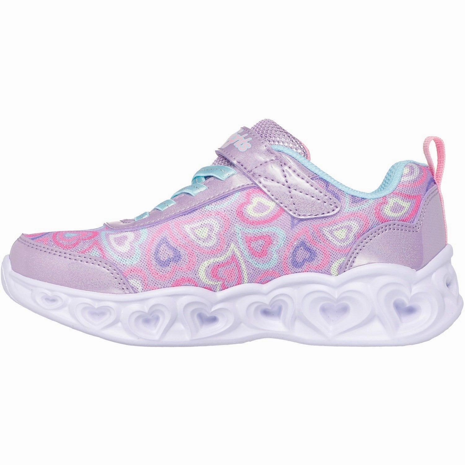 Low Key Lateral Stability Skechers Heart Lights - Boogie Love Sneakers