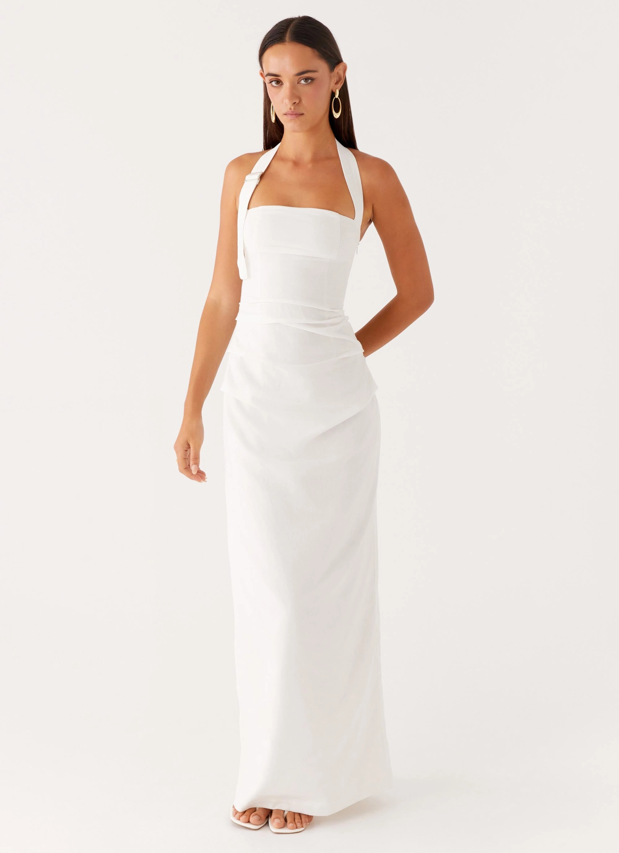 Rumour Has it Maxi Dress - White Dance Night