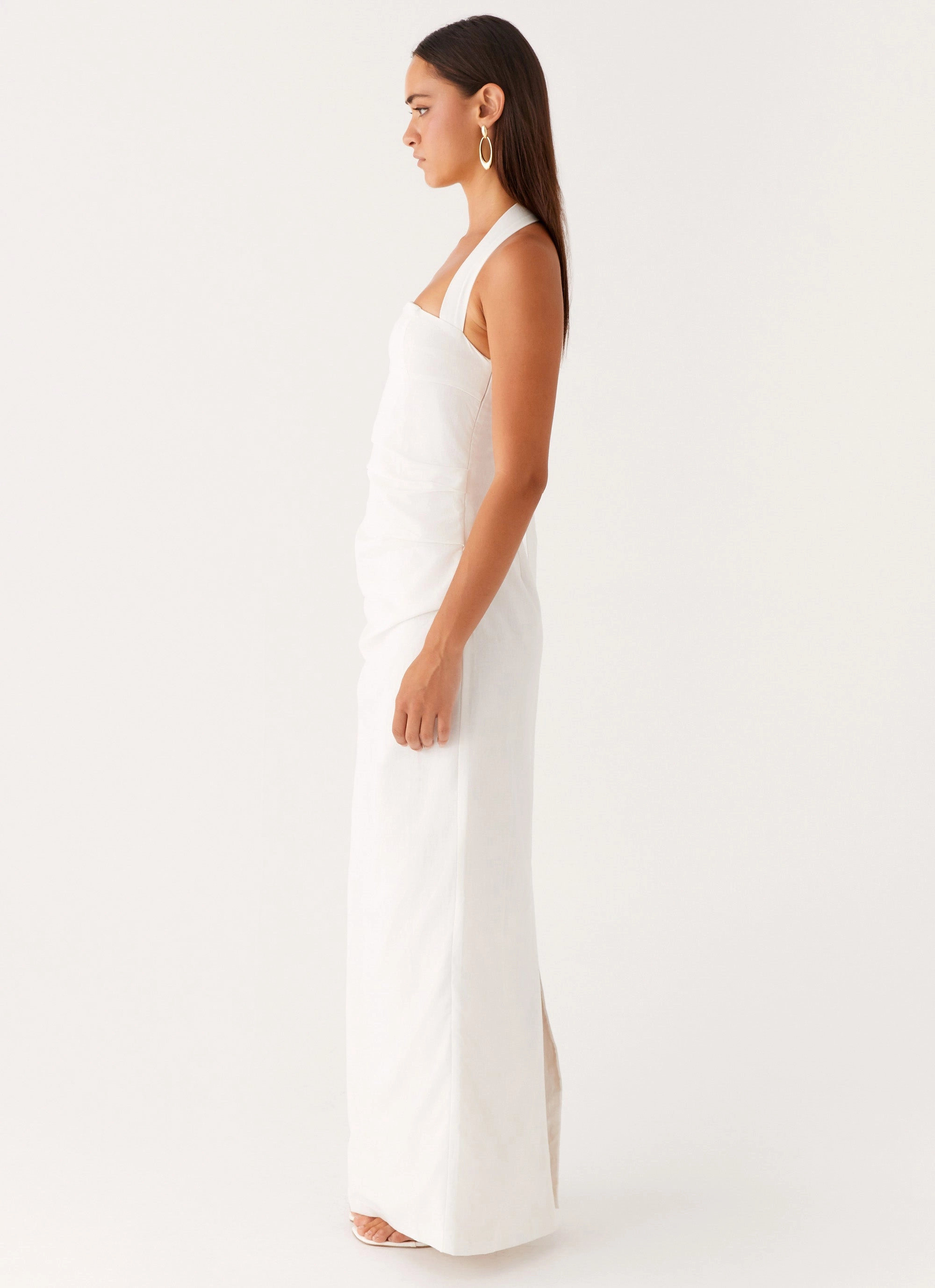 Layered Fit Rumour Has it Maxi Dress - White