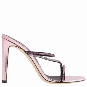 Cozy Sandals Breathable mesh panel Giuseppe Zanotti Quiet 105 Julianne Embellished Mules