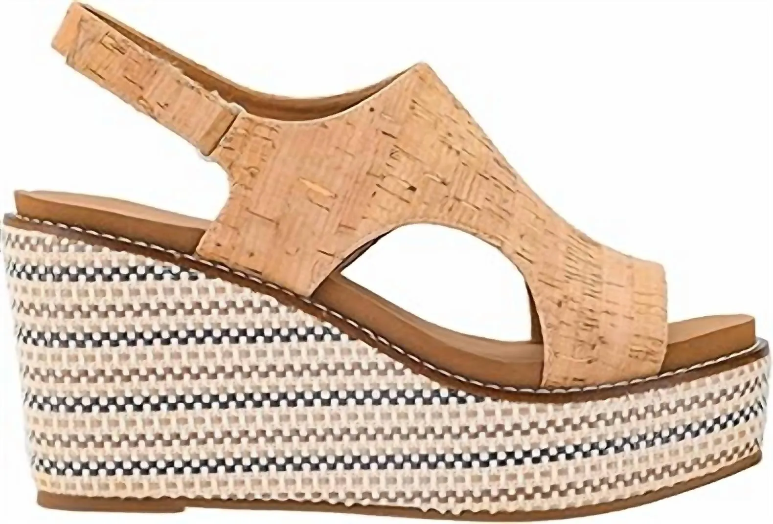 Practical Walking Shoes All Purpose Women's Freddie Wedge Sandals In Cork