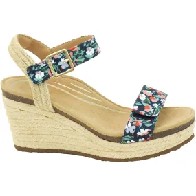 Women's Sydney Suede Wedge Sandals In Floral Breathable Sandals