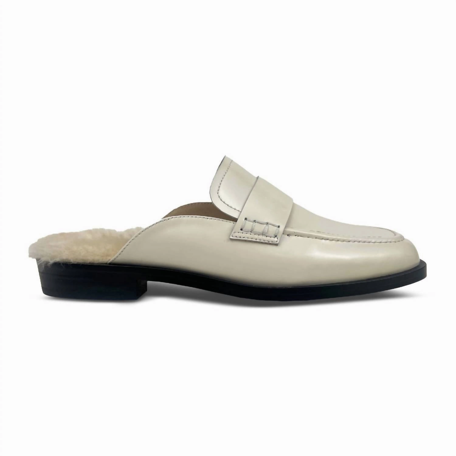 Women's Odessa Loafer Mule In Bone Comfort Memory Foam