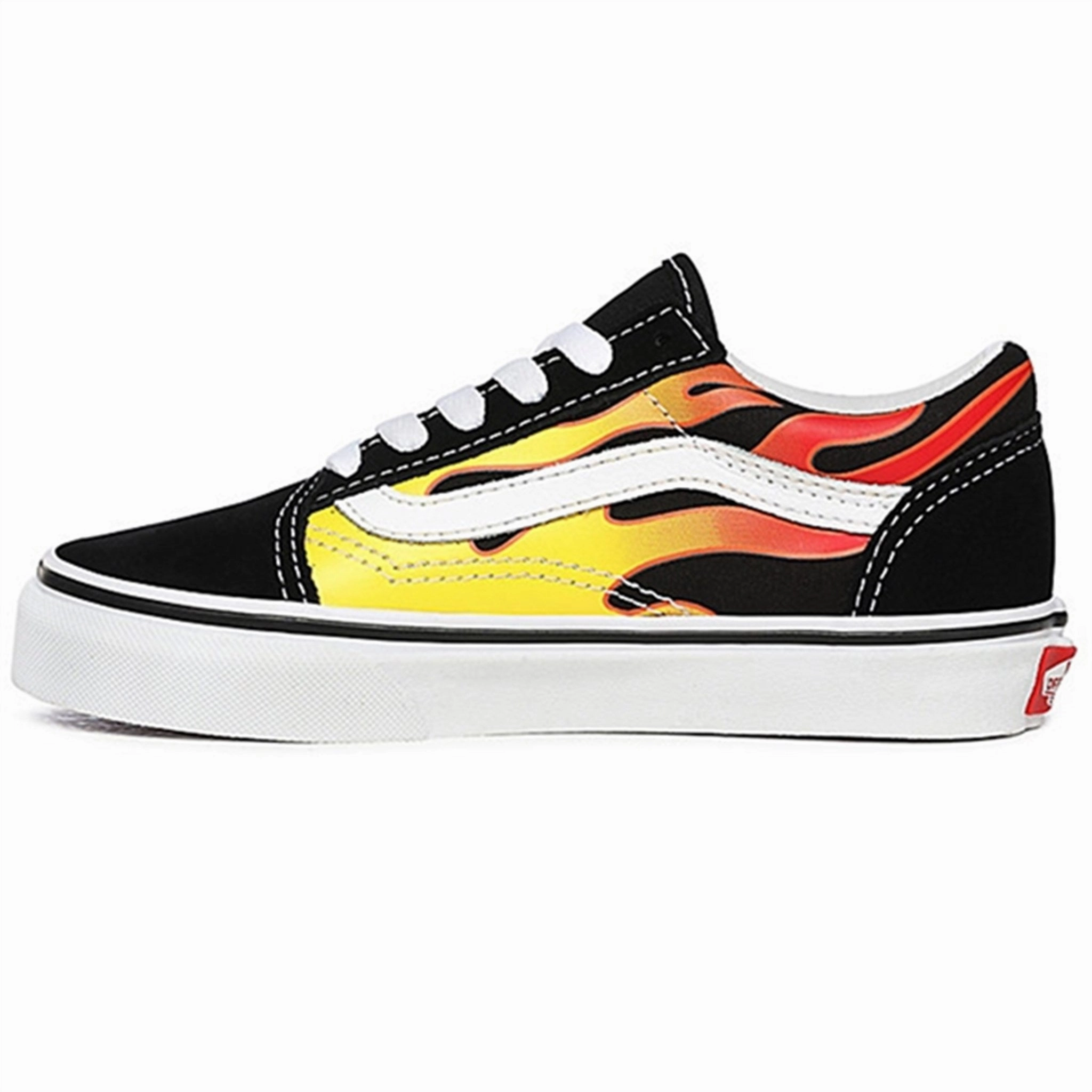VANS UY Old Skool Flame Sneakers Black/True White Zero Pressure