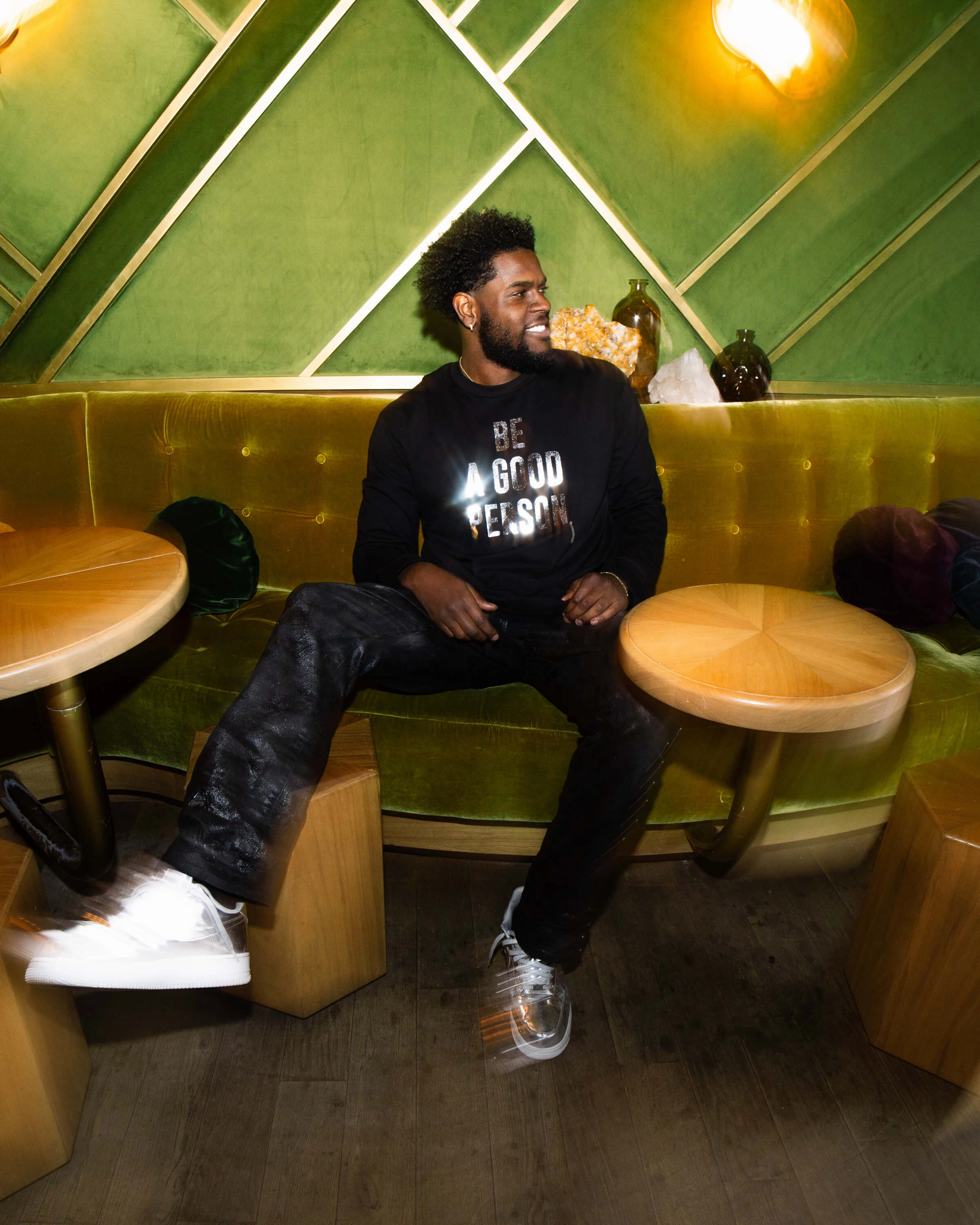 Foil Long Sleeve - Black/Silver Kids playfulness Versatile Wardrobe Piece