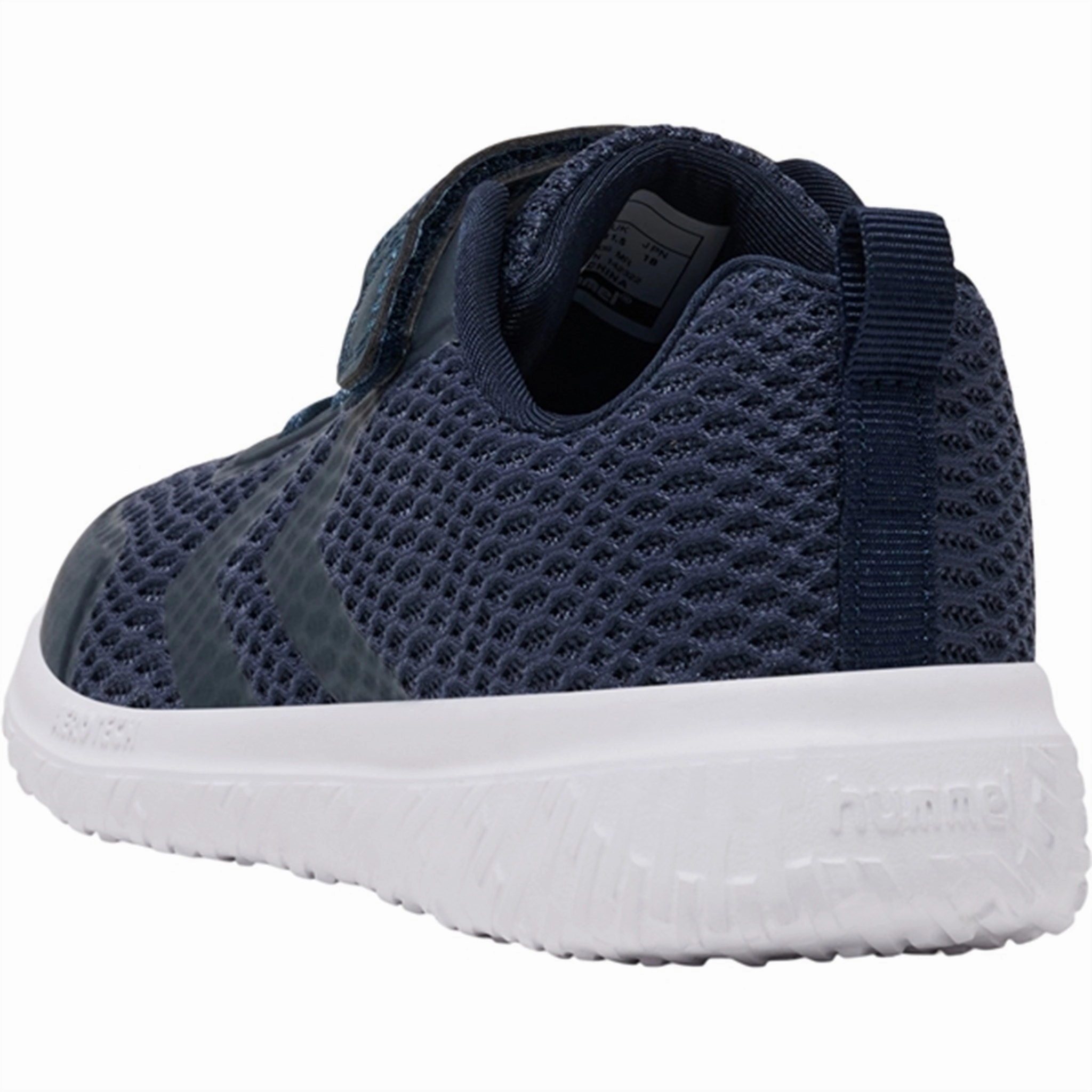 Slip Resistant Surface Durable Toe Guard Hummel Actus Recycled JR Sneakers Black Iris