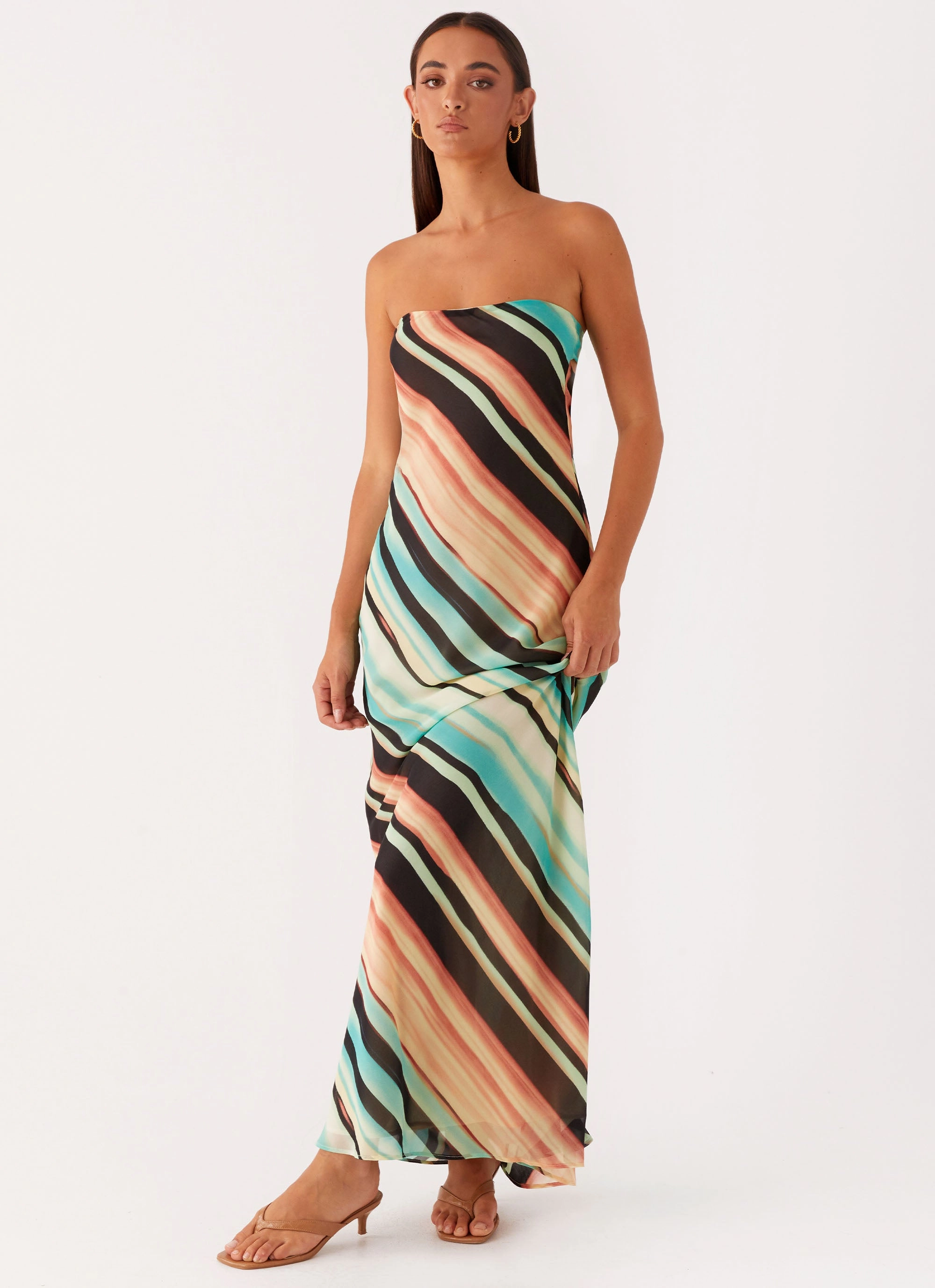 Como Maxi Dress - Stripe Inner Feel Chic Energy