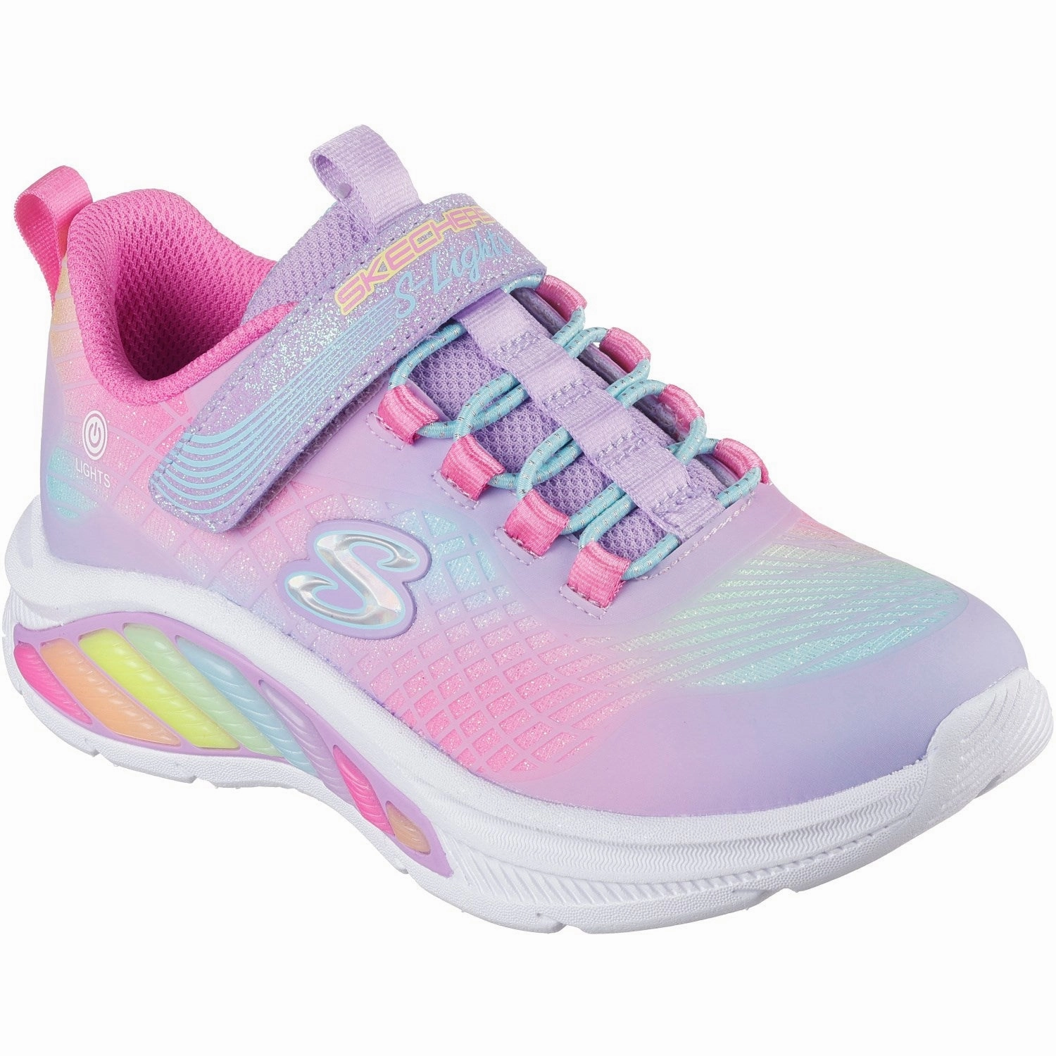 Woven Textile Skechers Rainbow Cruisers - Rainbow Re Sneakers