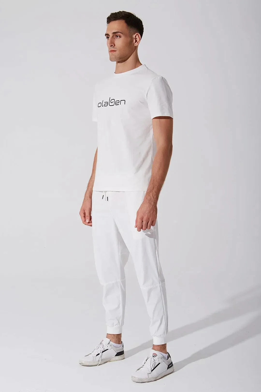Unisex Olaben Tee - White Oversized Cut
