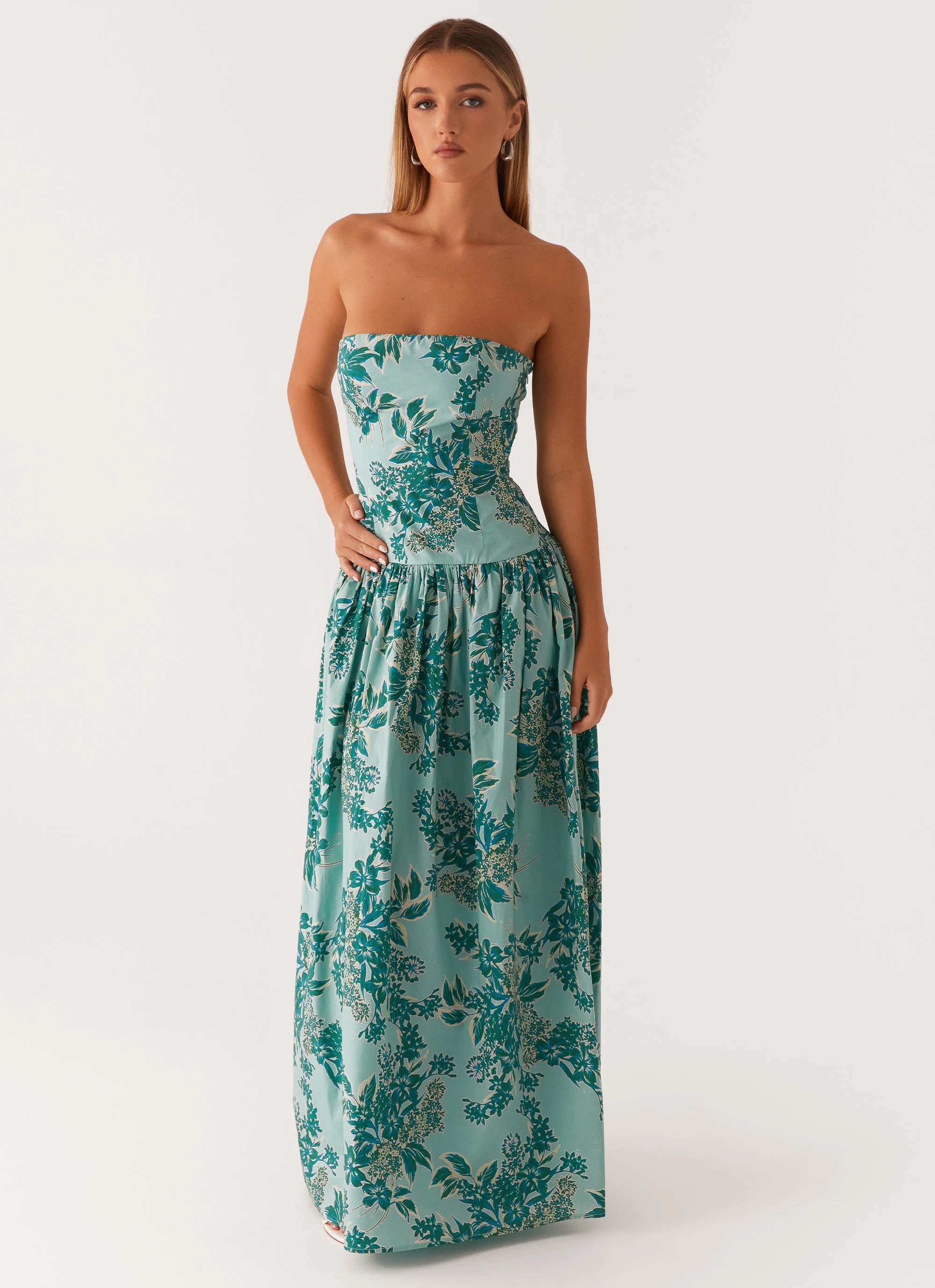 Andorra Maxi Dress - Cloud Nine Floral Fashion Mix