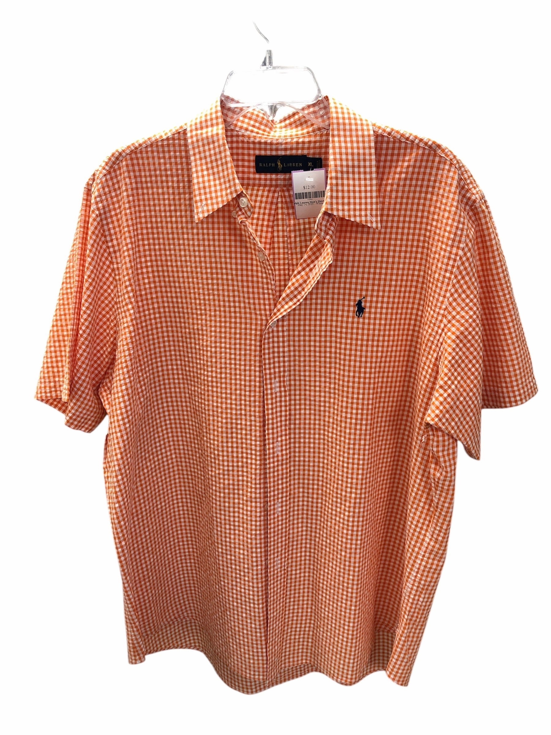 Ralph Lauren Men's Shirt XL Brunch Outfit Easy Care Material