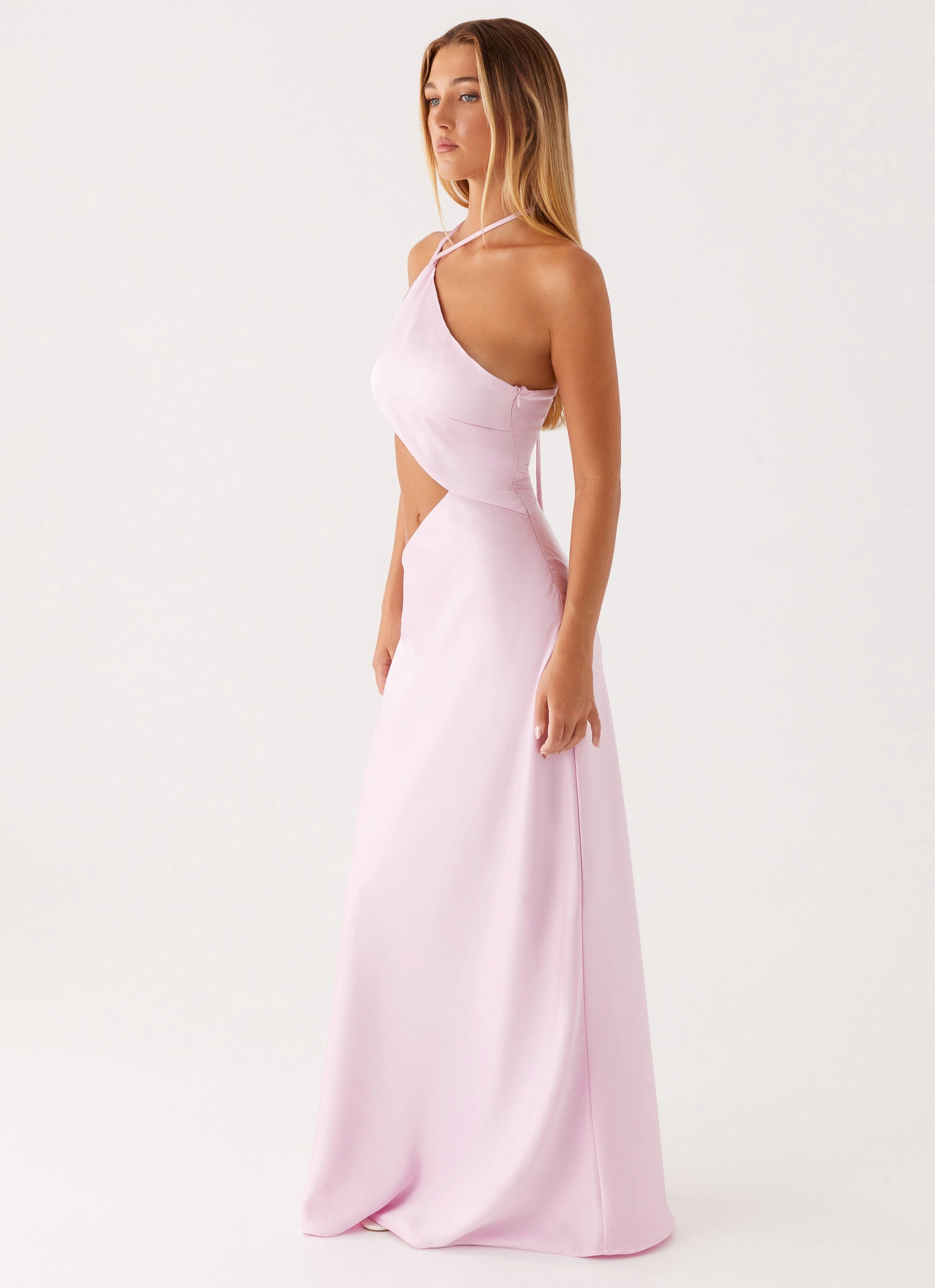 Crystal-Detail Fair-Trade Courtney Maxi Dress - Pink