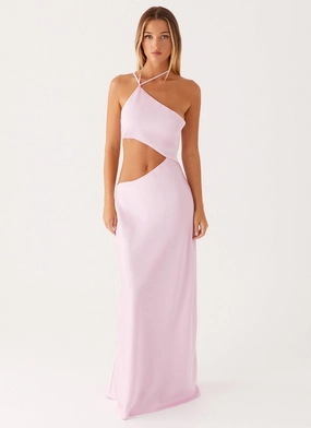 Fast Chic Refined Form Courtney Maxi Dress - Pink