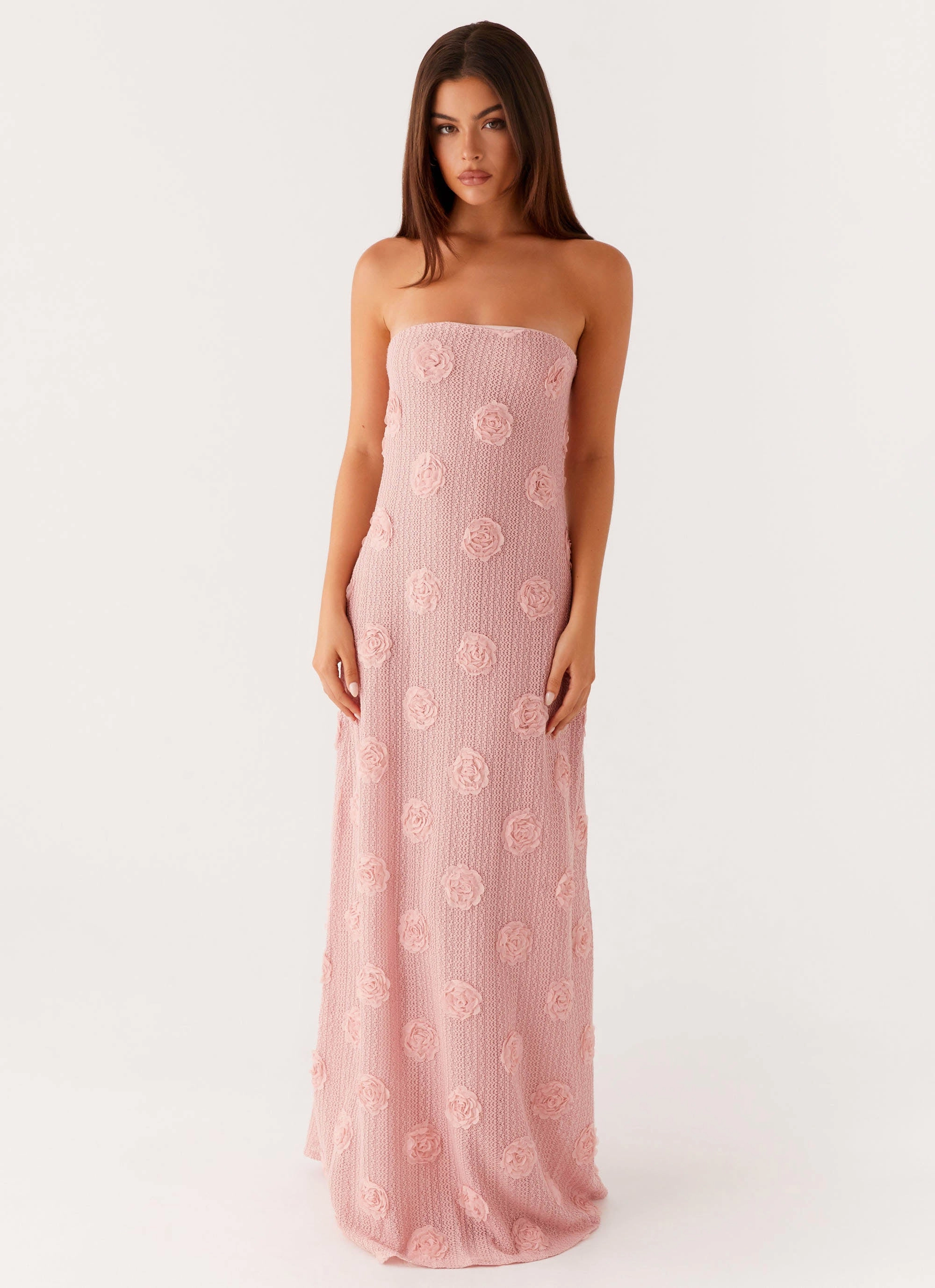 Luxe Wear Perfect Length Holly Maxi Dress - Pink