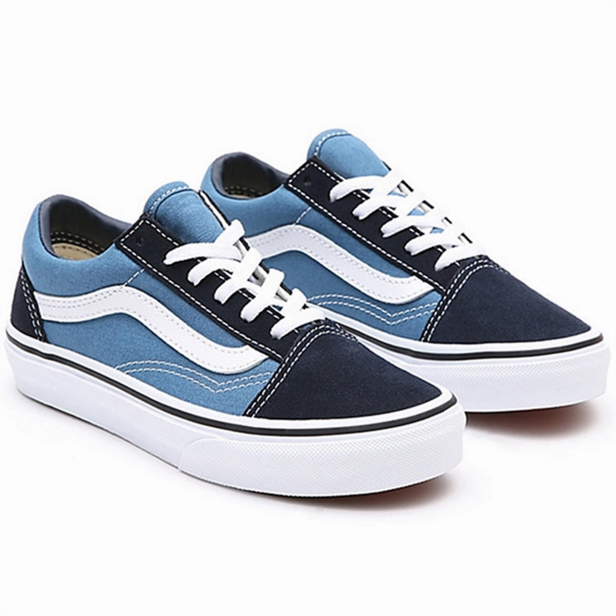 Cushioned Ankle Support Stable Grip VANS TD Old Skool Sneakers Navy/True White