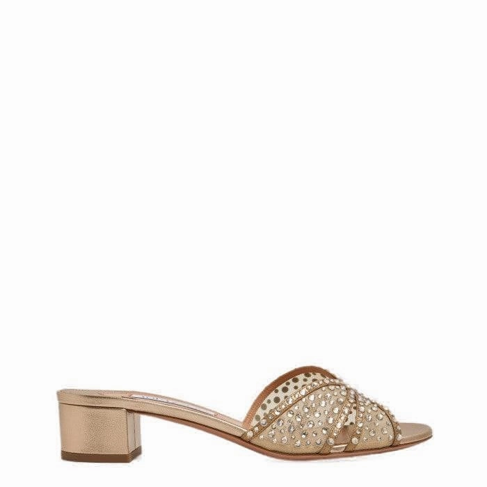 Quick Beach Wear Wear resistant Crystal Lover Mule 35