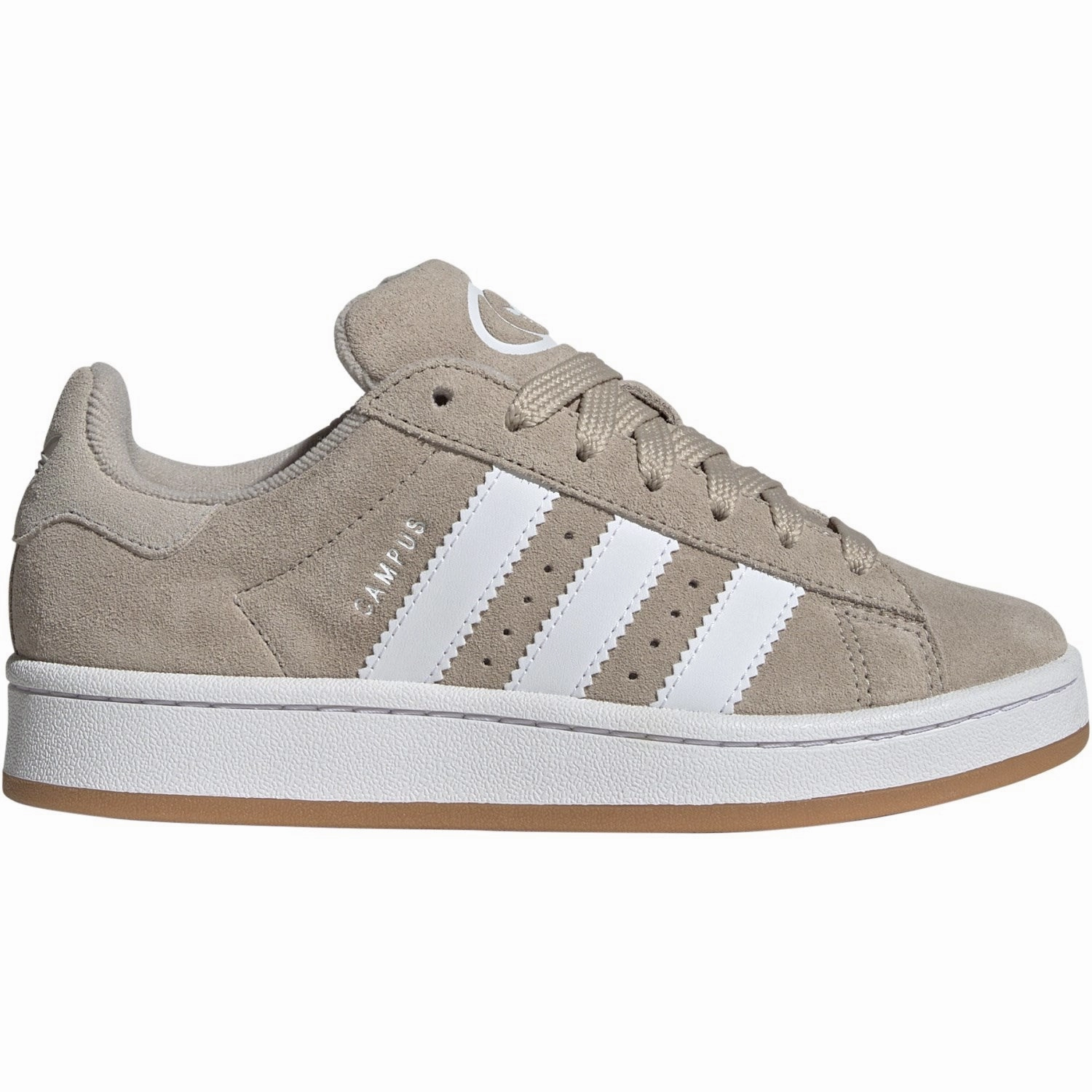 adidas Originals Wonbei/Ftwwht/Gum2 Campus 00S J Sneakers Adjustable Midfoot Strap Shock Dispersing Plate
