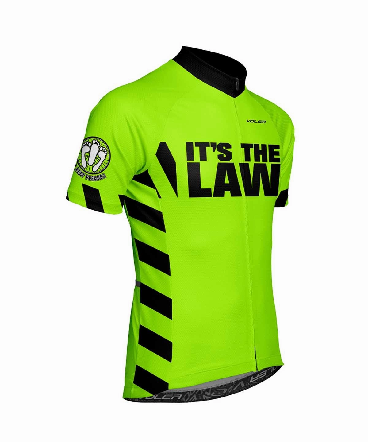 Silky Smooth Color Blocked M. PELOTON CLUB JERSEY - 3 FEET PLEASE
