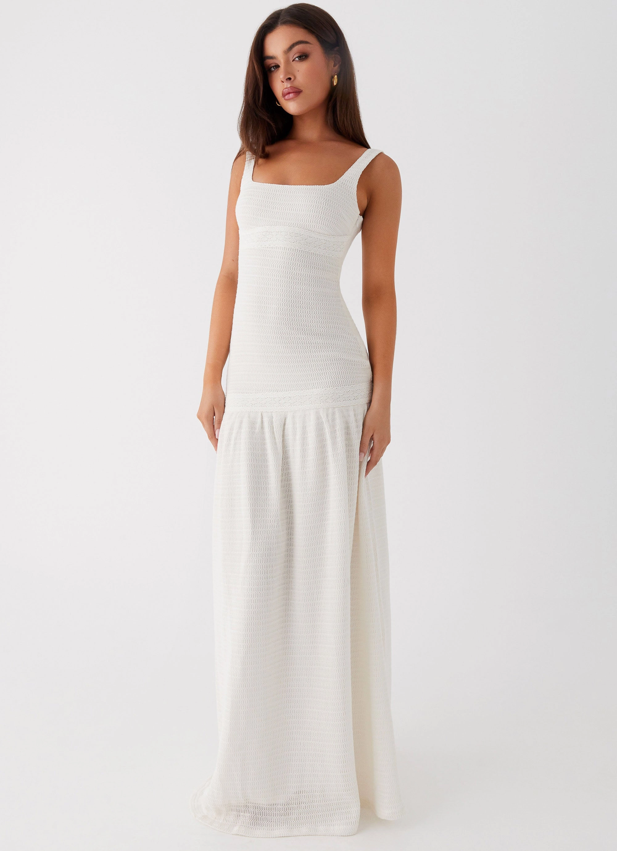 Grace Color Lyrical Maxi Dress - Ivory