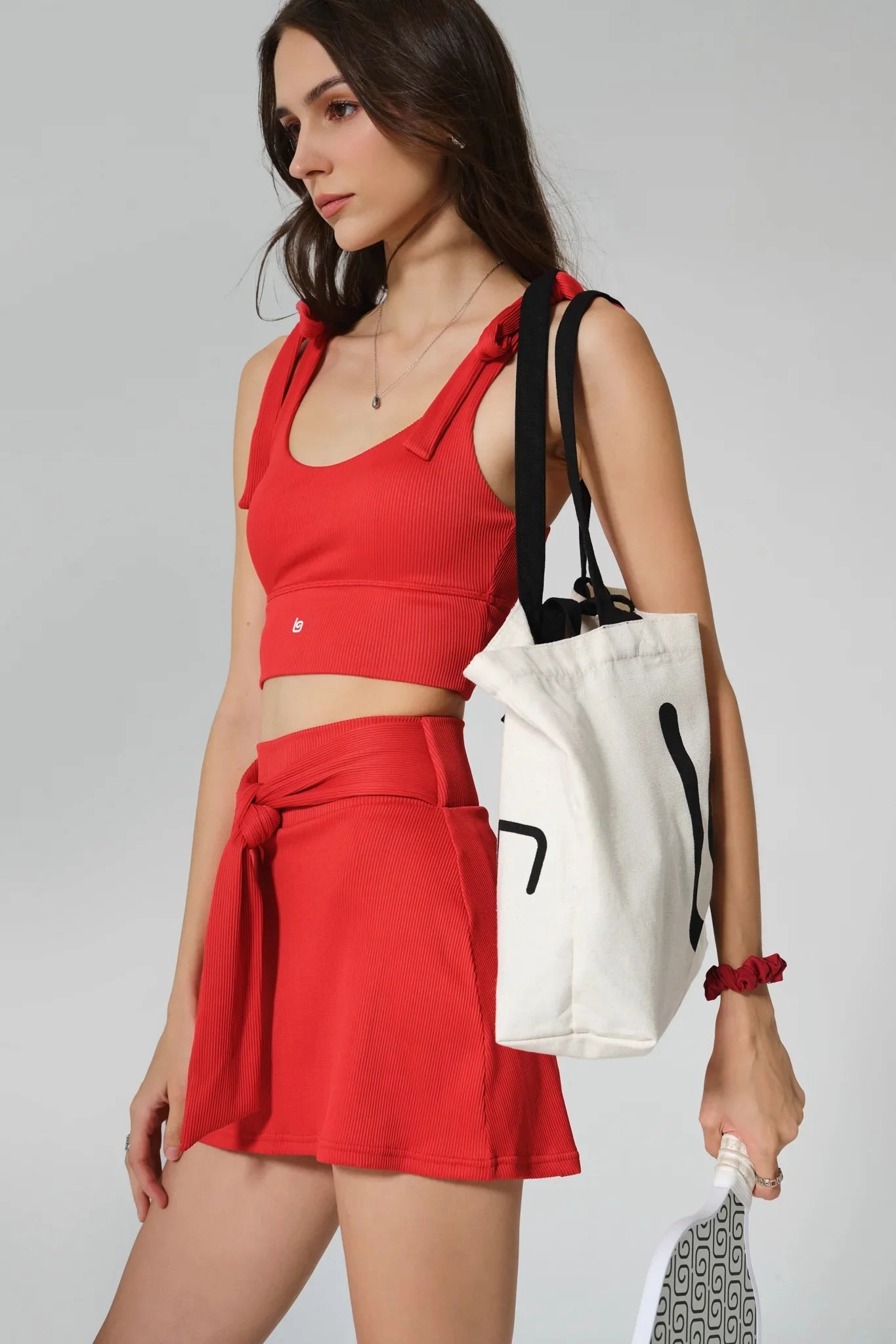 Cargo Pockets Damaris Skirt - Savvy Red