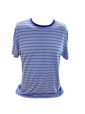 Daniel Cremieux Men??s Blue Striped Shirt M Weekend Style Plus Size